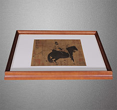 久治书画装裱配框服务案例